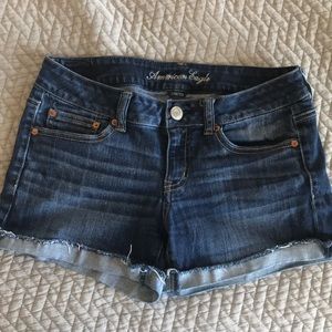 American Eagle denim stretch shorts
